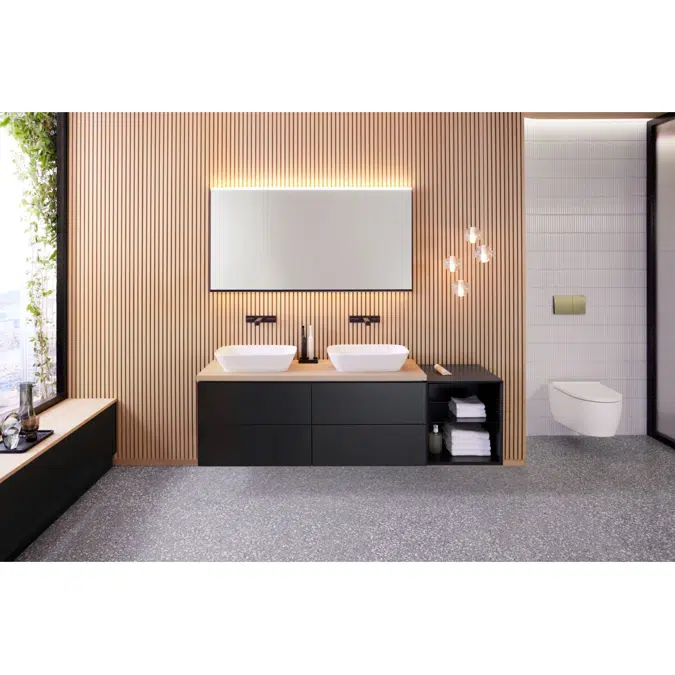 Geberit Sigma70 Dual Flush Button Brass Easy Clean Coating