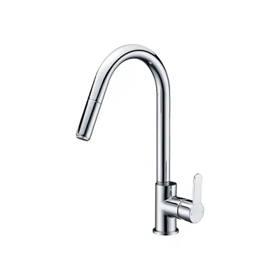 Mizu Soothe Sink Mixer Tap with Pullout Spray Chrome (4 Star) 이미지