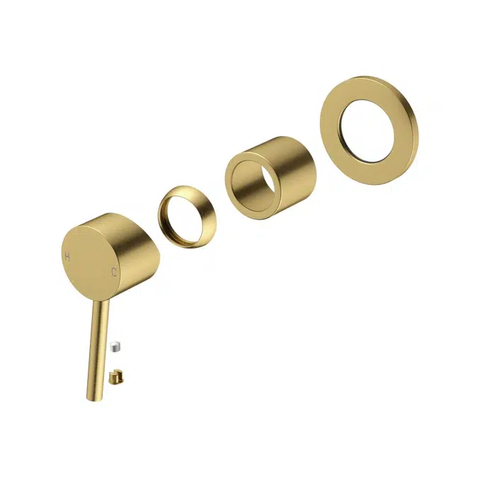 Mizu Drift MK2 Shower Mixer Kit Brushed Gold