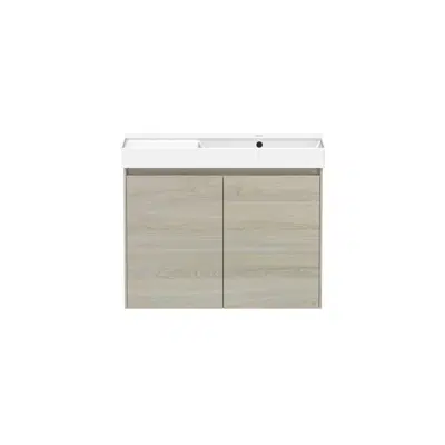 รูปภาพสำหรับ Roca Ona Vanity All Door Right Hand Bowl 800mm Light Oak