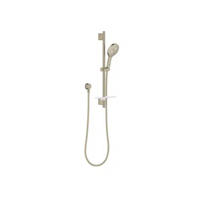 afbeelding voor GROHE Rainshower SmartActive Single Rail Shower Round with Wall Water Inlet Brushed Nickel (3 Star)