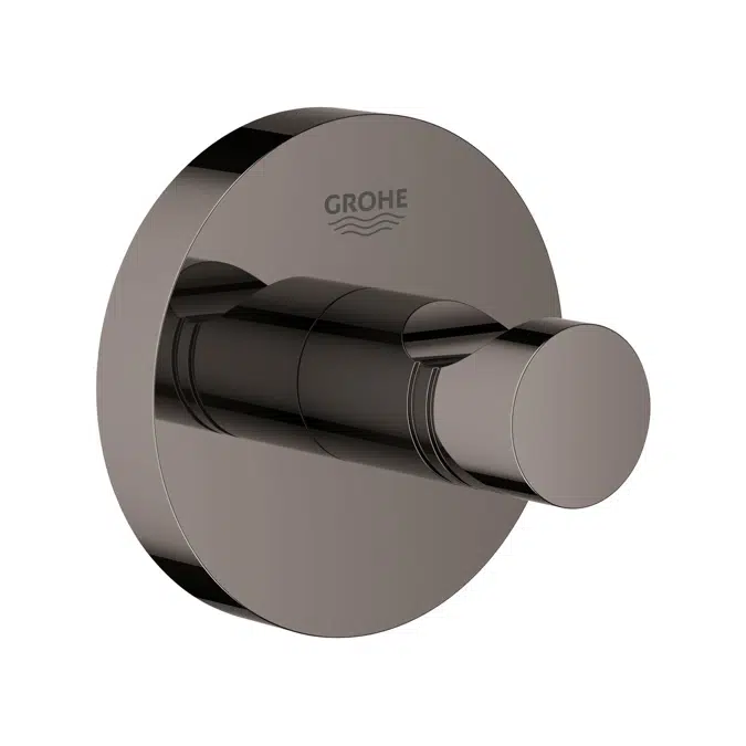 GROHE Essentials Accessories Robe Hook Hard Graphite