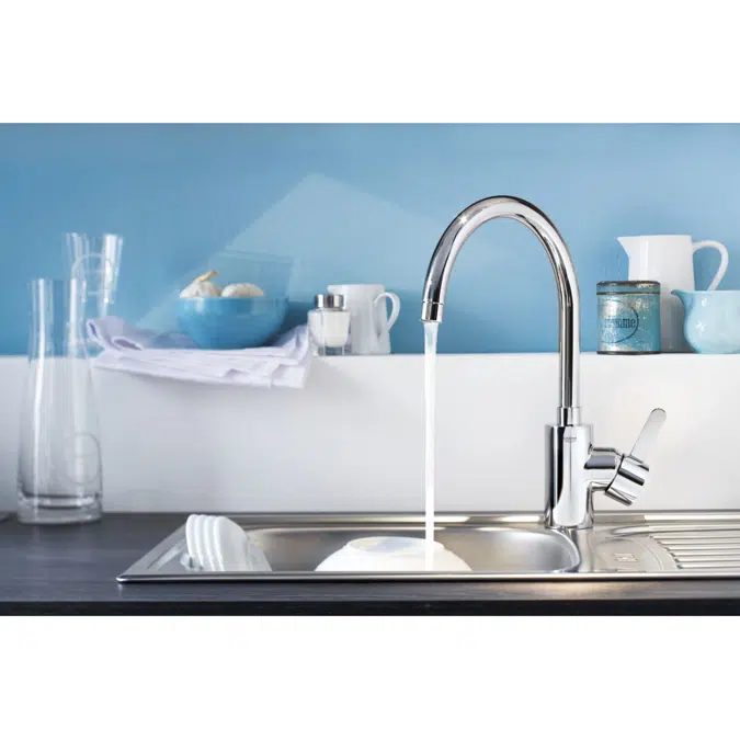 GROHE Eurosmart New Cosmopolitan Sink Mixer Chrome (5 Star)