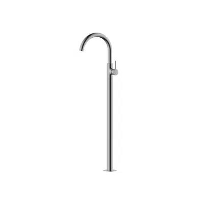 Image for Mizu Drift Floor Mounted Bath Mixer Kit Brushed Gunmetal
