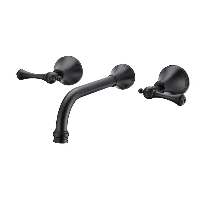 BIM objects Free download! Kado Era Wall Bath Set 200mm Lever Handle