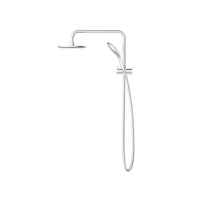Posh Domaine Short Twin Shower Chrome (3 Star)