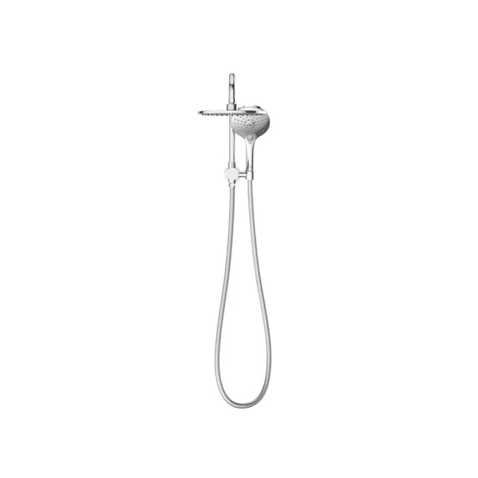 Posh Domaine Short Twin Shower Chrome (3 Star)