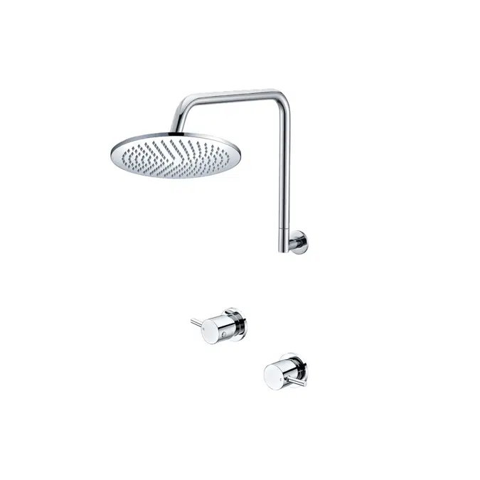 BIM objects Free download! Mizu Drift Gooseneck Shower Set 300mm