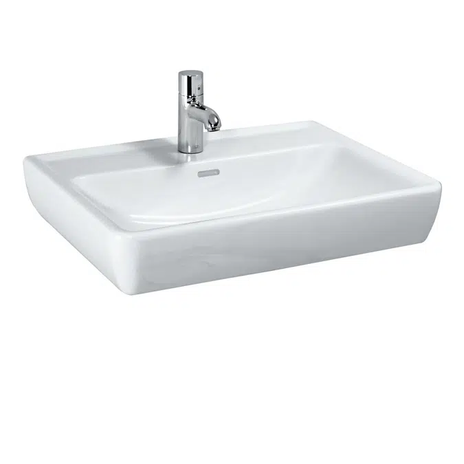 LAUFEN Pro A Wall Basin with Fixings 1 Taphole 550 x 480mm White