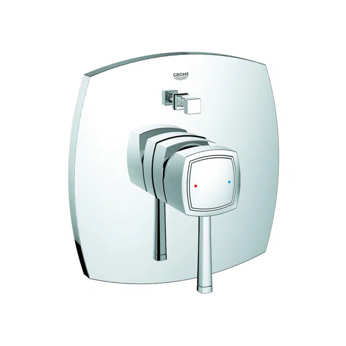 Objetos BIM - ¡Descarga gratis! GROHE Grandera Shower / Bath Mixer Tap ...