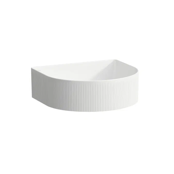 LAUFEN Sonar Textured Above Counter Basin 410mm x 365mm White