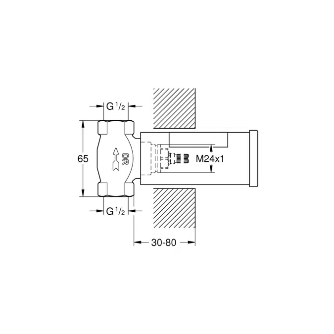 BIM objects - Free download! GROHE Essence New Wall Top Assemblies ...