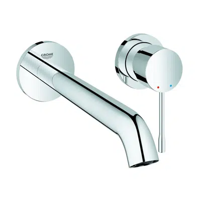 GROHE Essence New Wall Bath Mixer Tap Set 230mm Chrome 이미지