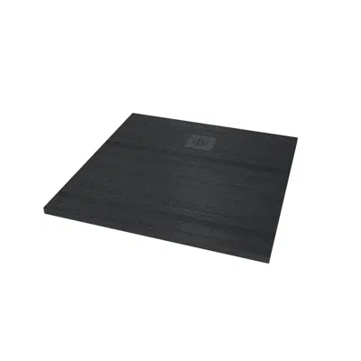 изображение для Roca Cyprus Stonex Shower Floor 900mm x 900mm Pizarra with Matching Waste