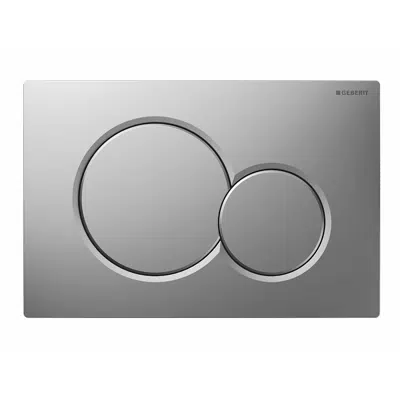 Image for Geberit Sigma 01 Dual Flush Button ABS Satin Chrome