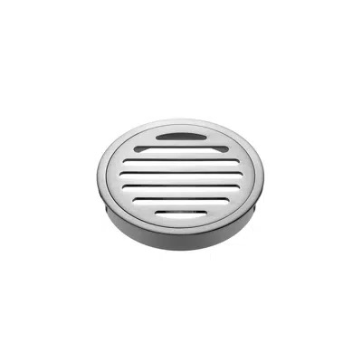 изображение для Mizu Drift Brass Trapscrew Grate Round 100mm Brushed Nickel