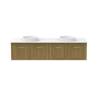 Image pour Kado Lux All Door 1800mm Double Bowl Wall Hung Cherry Pie