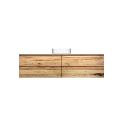 Immagine per Kado Arc Timber Twin Drawer 1800 Single Bowl Vanity Corian 12mm Top