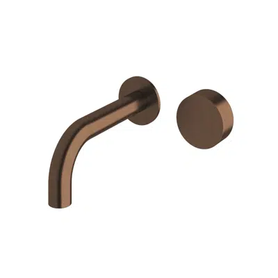 Image for Milli Pure Progressive Wall Basin Mixer Tap System 160mm PVD Brushed Bronze (3 Star)