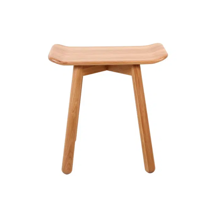 Kado Arc Wooden Stool American Solid Oak