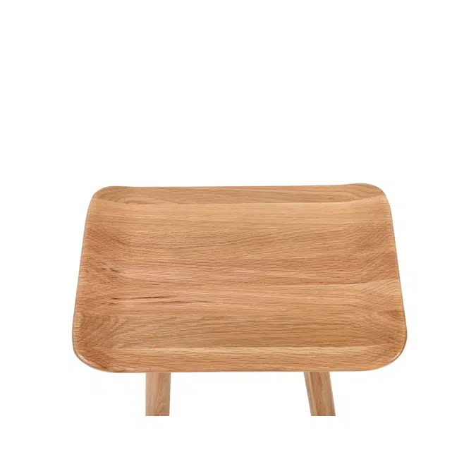 Kado Arc Wooden Stool American Solid Oak