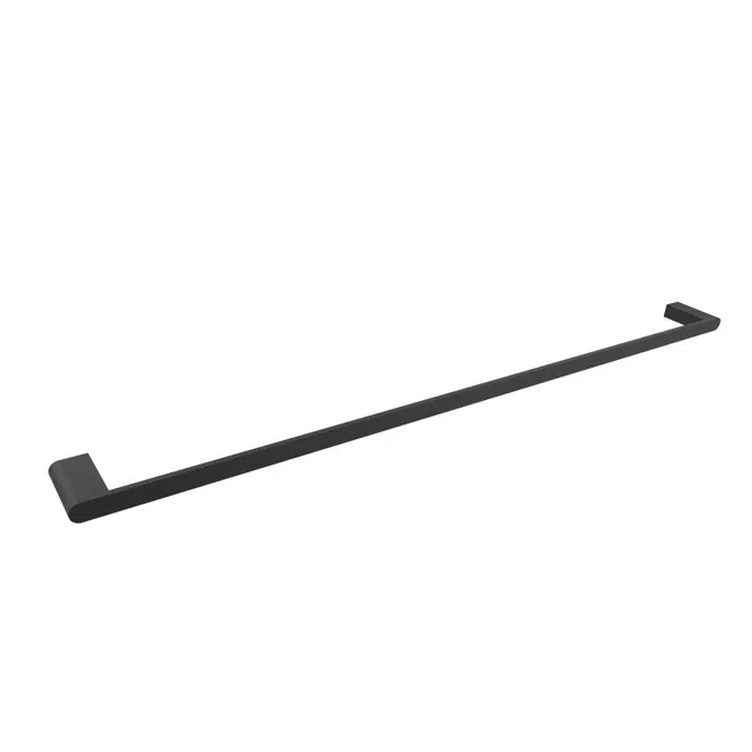 BIM objects - Free download! Mizu Soothe Single Towel Rail 900mm Matte ...