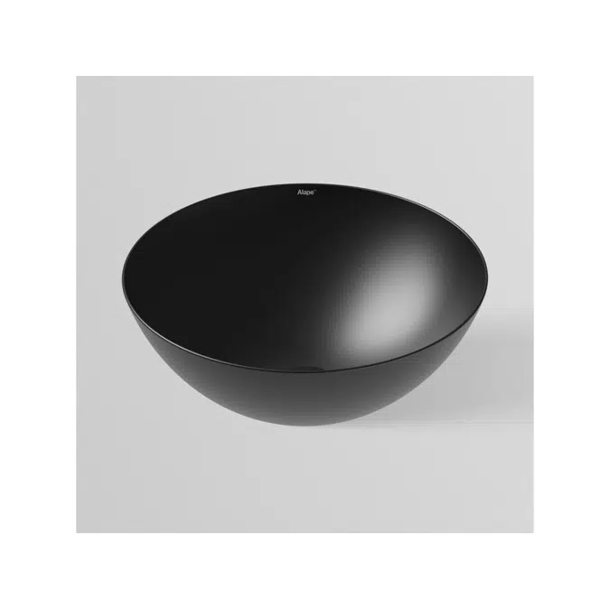 Alape Circa Above Counter Basin 360mm Matte Black