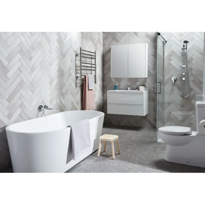 BIM objects - Free download! Posh Solus MK2 Shower / Bath Mixer Tap ...