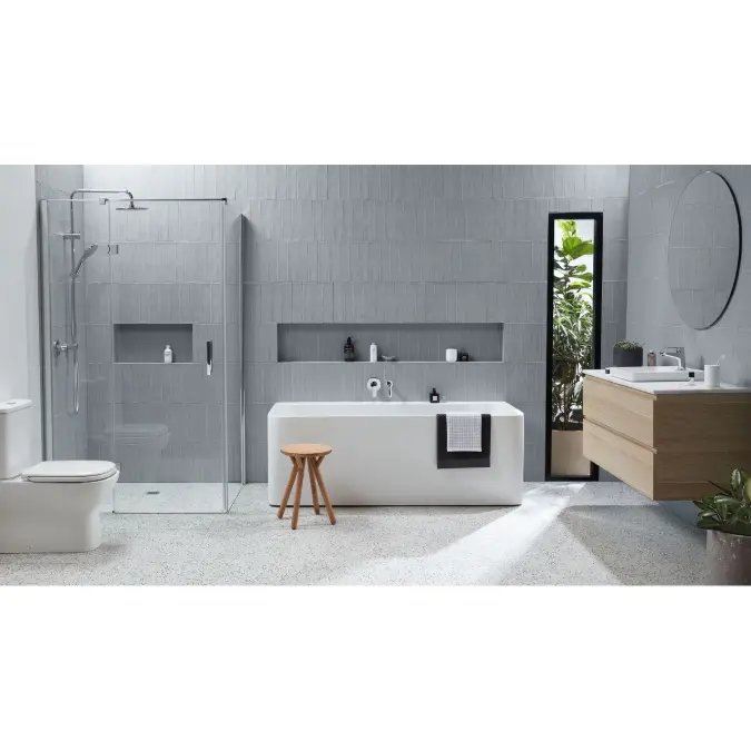 Objetos BIM - ¡Descarga gratis! Posh Solus MK2 Shower / Bath Mixer Tap ...