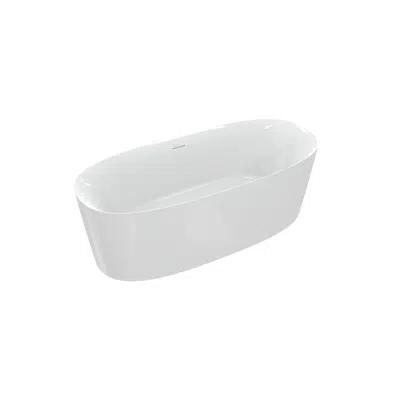 Image for Kado Lux Freestanding Bath 1700mm x 750mm x 580mm with Overflow Gloss White
