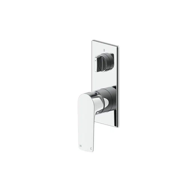 BIM objects - Free download! Milli Trace Shower Mixer with Diverter ...