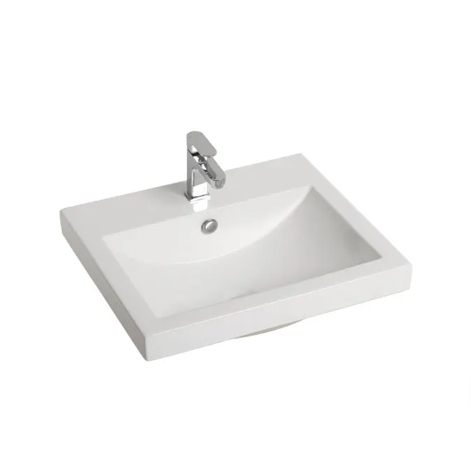BIM objects - Free download! Posh Solus Semi Inset Basin 1 Taphole 540 ...