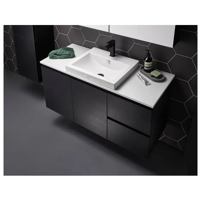 BIM objects - Free download! Posh Solus Semi Inset Basin 1 Taphole 540 ...