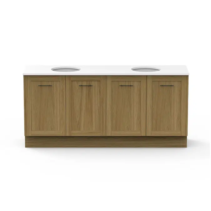Kado Lux All Door 1800mm Double Bowl Floor Mount Cherry Pie