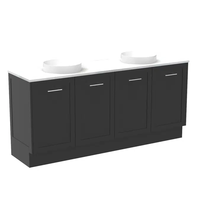 Kado Lux All Door 1800mm Double Bowl Floor Mount Cherry Pie