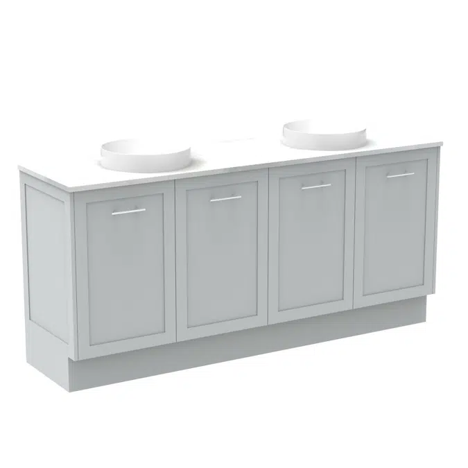 Kado Lux All Door 1800mm Double Bowl Floor Mount Cherry Pie