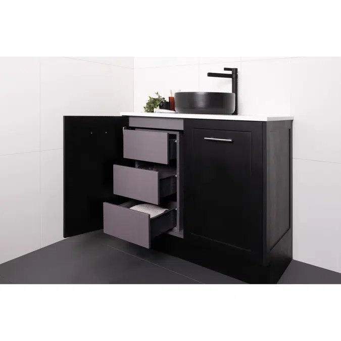 Kado Lux All Door 1800mm Double Bowl Floor Mount Cherry Pie