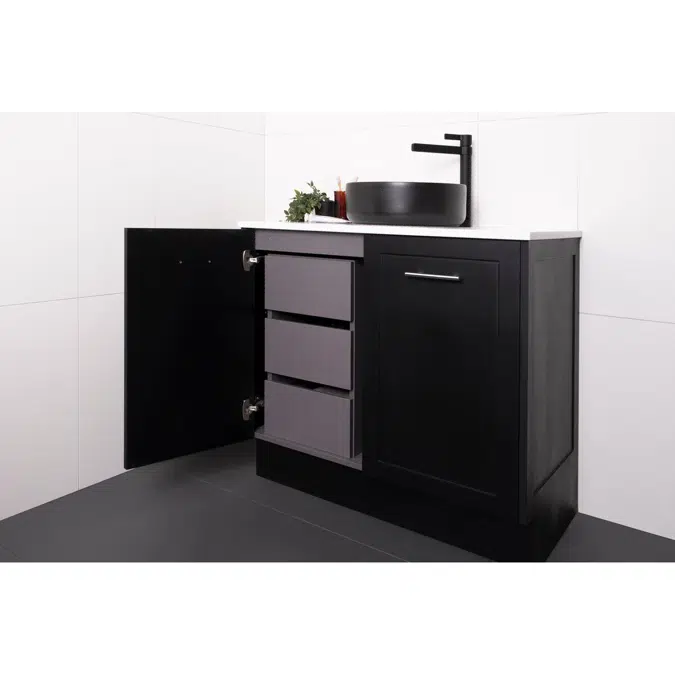 Kado Lux All Door 1800mm Double Bowl Floor Mount Cherry Pie