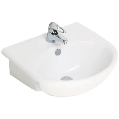 billede til Base Semi Recessed Basin 1 Taphole 500mm White