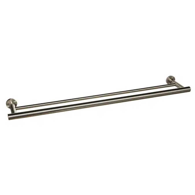 BIM objects Free download Mizu Drift Double Towel Rail 700mm Brushed Nickel BIMobject