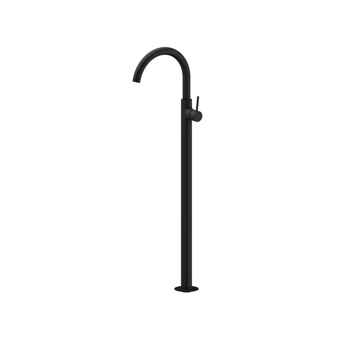 Mizu Drift MK2 Floor Mounted Bath Mixer Matte Black