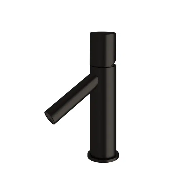 BIM objects - Free download! Milli Pure Basin Mixer Tap Matte Black (6 ...