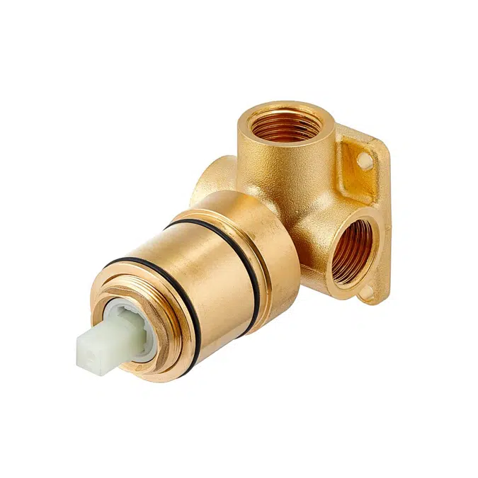 Mizu Drift Shower Mixer Kit Brushed Brass Lead Free