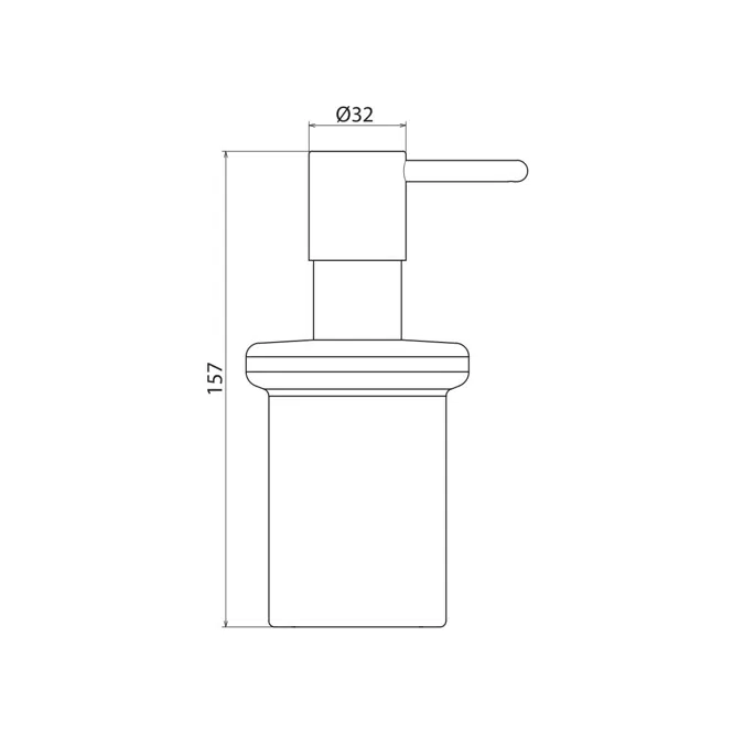 Mizu Drift Soap Dispenser Bottle and Pump
