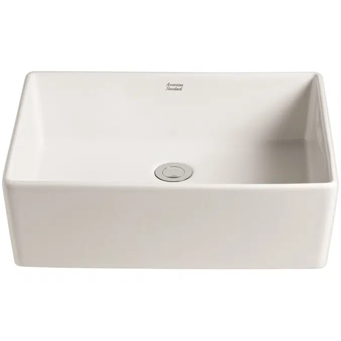 American Standard Heron Square Vessel Basin No Taphole White