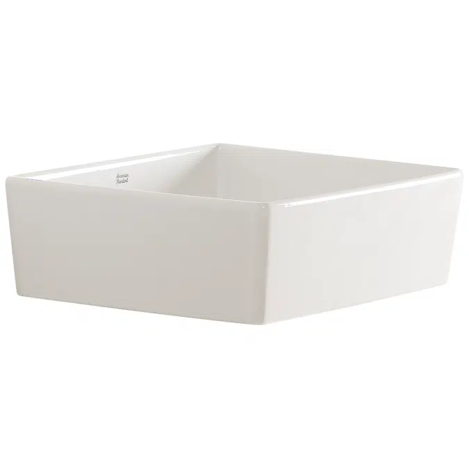 American Standard Heron Square Vessel Basin No Taphole White
