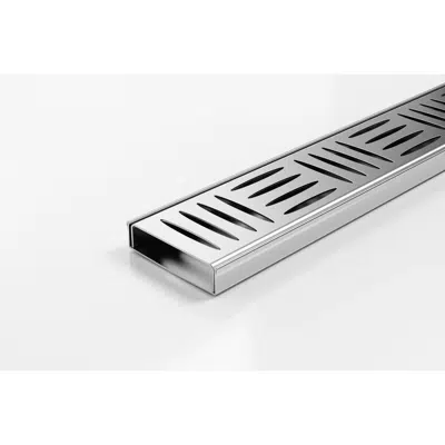 imagen para Kado Lux Oval Shower Channel Kit Satin 900mm