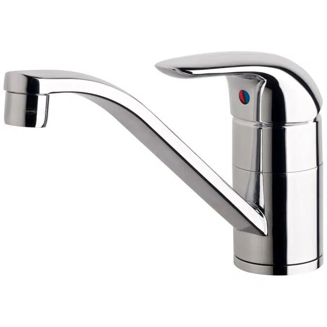 American Standard Studio Saga Tubular Sink Mixer Tap Chrome (4 Star)