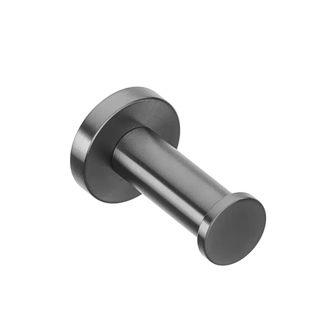 BIM objects - Free download! Mizu Drift Robe Hook Brushed Gunmetal ...