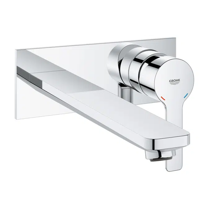 GROHE Lineare New Wall Basin Mixer Set 207mm Chrome (5 Star)